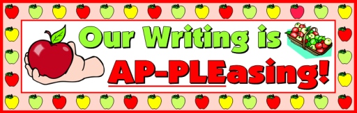 Apple Creative Writing Templates for Back To School