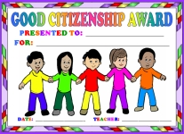 Good Citizenship Children Awards and Certificates