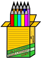Color Pencil Box Creative Writing Templates and Worksheets