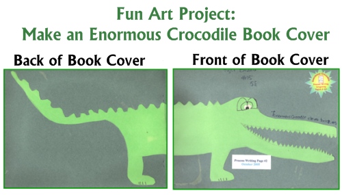 Roald Dahl Fun Art Project Lesson Plans Design an Enormous Crocodile Book Cover