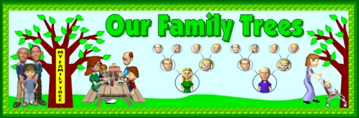 Family Tree Elementary School Bulletin Board Display Banner Ideas