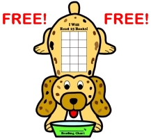 Download this free dog sticker chart