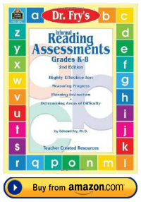 Dr. Fry Instant Sight Words Informal Reading Assessment Teacher Resource Book
