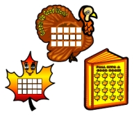 Fun Thanksgiving and Fall Sticker Charts and Templates For Teachers