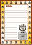 Graveyard Tales Halloween Printable Worksheets