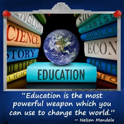 education powerful weapon mandela quotes change most which posters nelson poster use teachers uniqueteachingresources motivational quote importance graphics value books