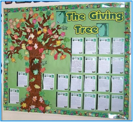 Giving Tree Bulletin Board Ideas