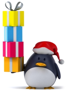 Penguin With Presents