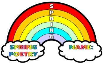 Rainbow Poetry Acrostic Poem Templates