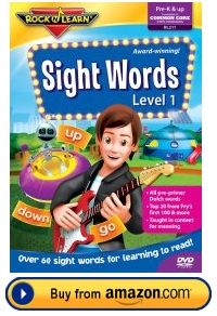 Sight Words Rock and Learn DVD