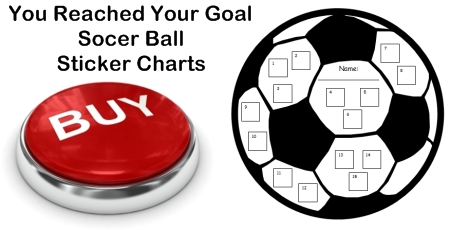 Soccer Ball Sticker Chart Templates