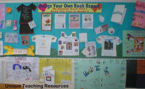 sample display boards for elementary