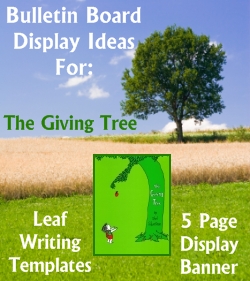 The Giving Tree Shel Silverstein Bulletin Board Display Ideas and Examples Elementary Classrooms