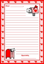 Valentine's Day Letter Printable Worksheet