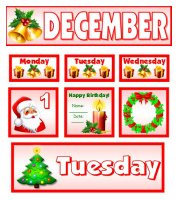 Free December Christmas Calendar