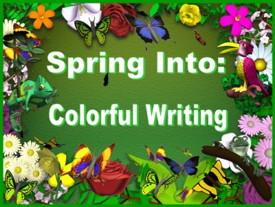 Writing Descriptive Sentences Spring Powerpoint Lesson Plans