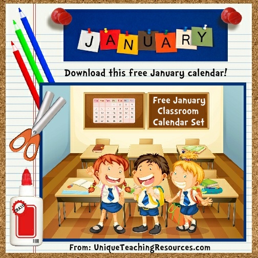 free january clipart for teachers