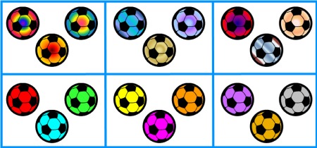 Soccer Balls Accent Pieces and Clip Art
