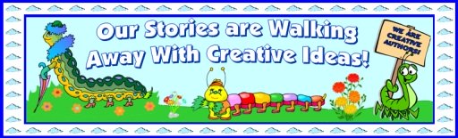 Spring Caterpillar Creative Writing Bulletin Board Display Banner Ideas