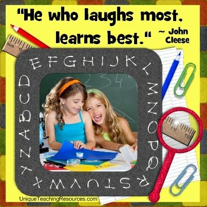 He who laughs most, learns best. John Cleese