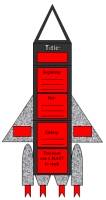 Rocket Book Report Project: templates, worksheets, grading rubric, and more.