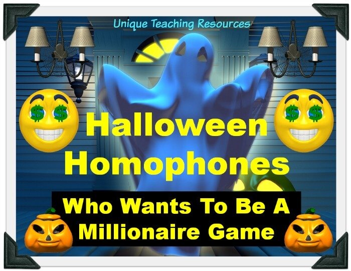 This is a fun Halloween powerpoint presentation that reviews homophones in an engaging game-like format.